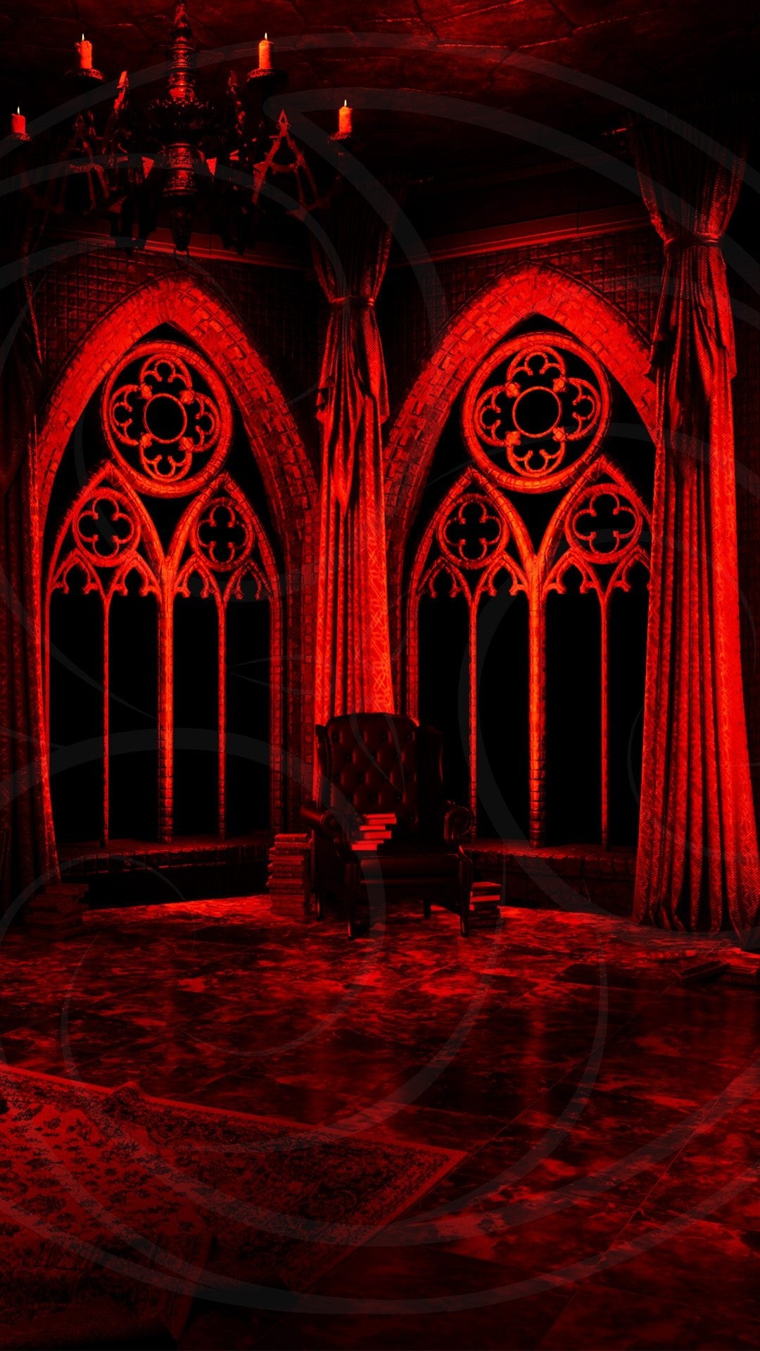 Dracula's Brooding Room Background