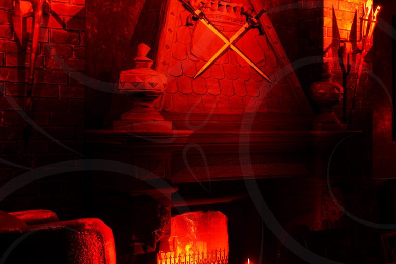 Dracula's Brooding Room Background
