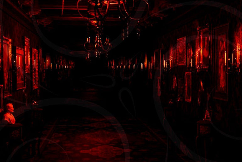 Gothic Mystery Mansion Backgrounds