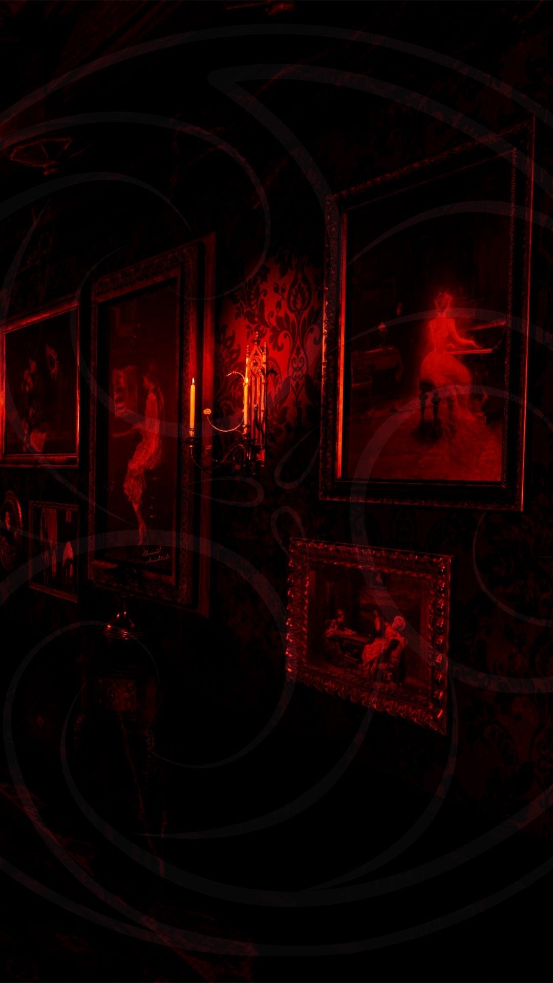 Gothic Mystery Mansion Backgrounds