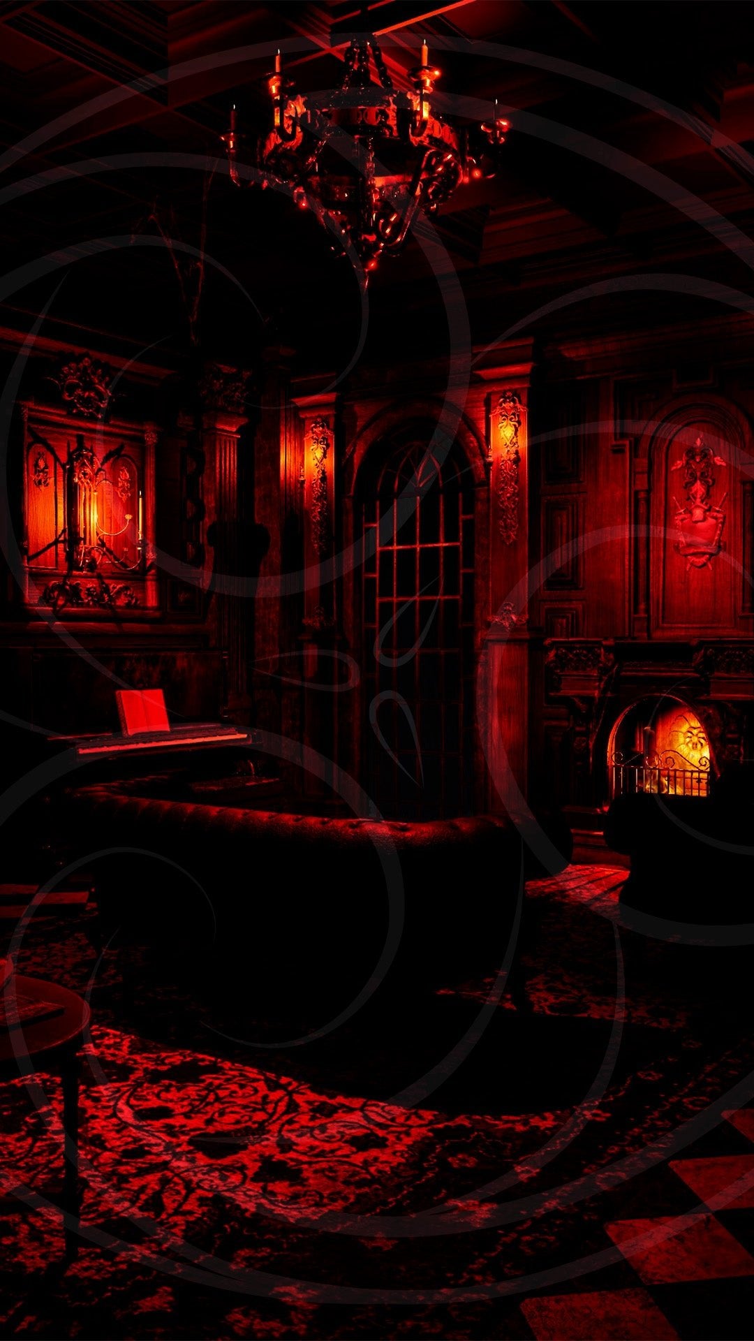 Gothic Mystery Mansion Backgrounds