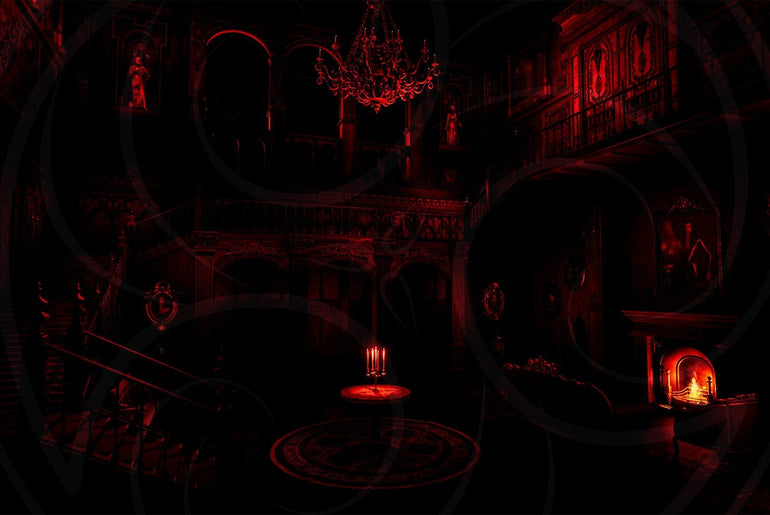 Gothic Mystery Mansion Backgrounds