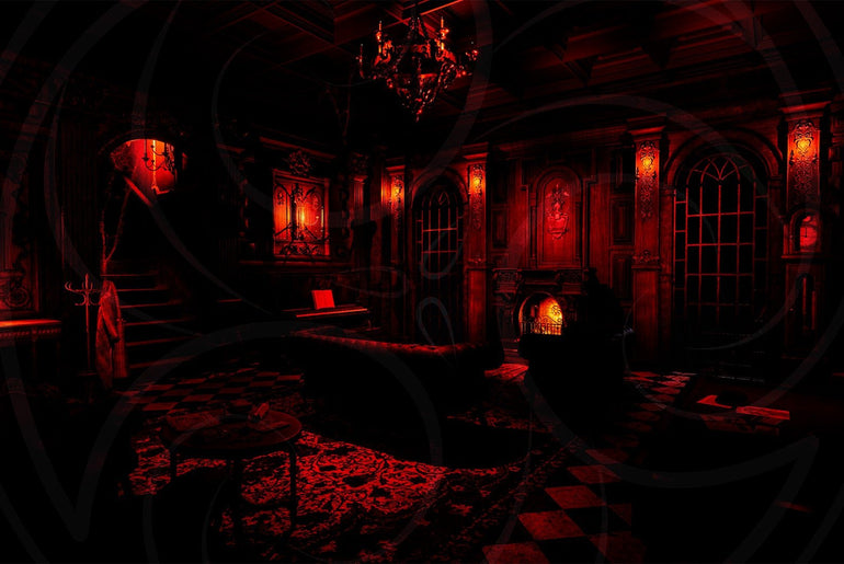 Gothic Mystery Mansion Backgrounds