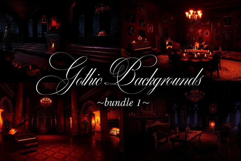 Gothic Backgrounds Bundle 1