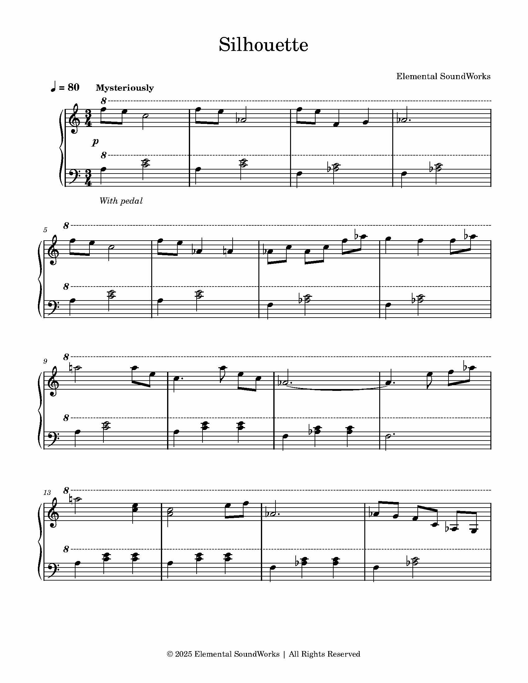 Gothic Mysteries | Piano Sheet Music Bundle
