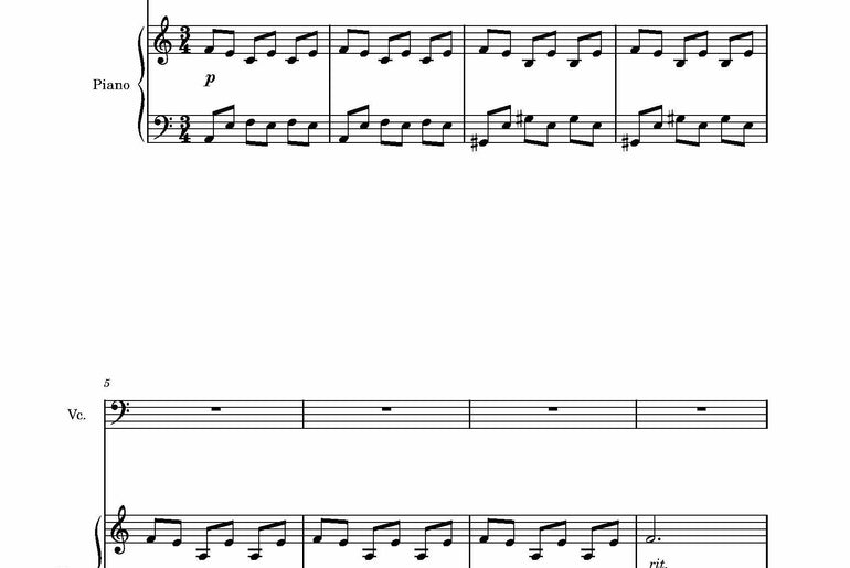 The Awakened Light | Piano and Cello Sheet Music Bundle