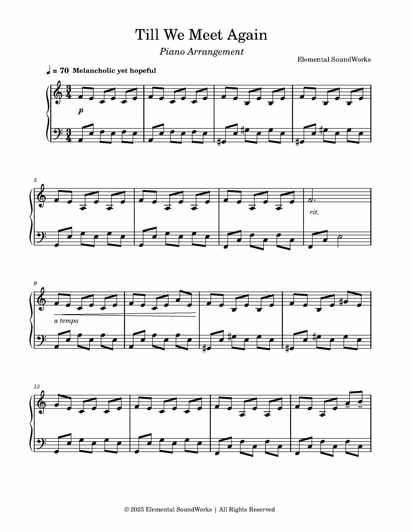 The Awakened Light | Piano Sheet Music Bundle