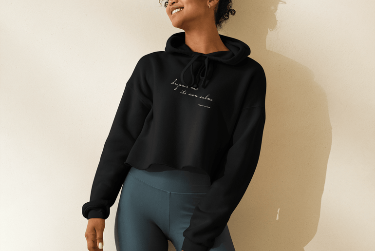 Dracula Crop Hoodie | Despair