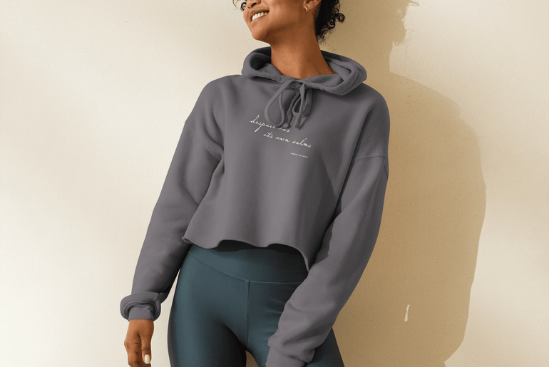 Dracula Crop Hoodie | Despair