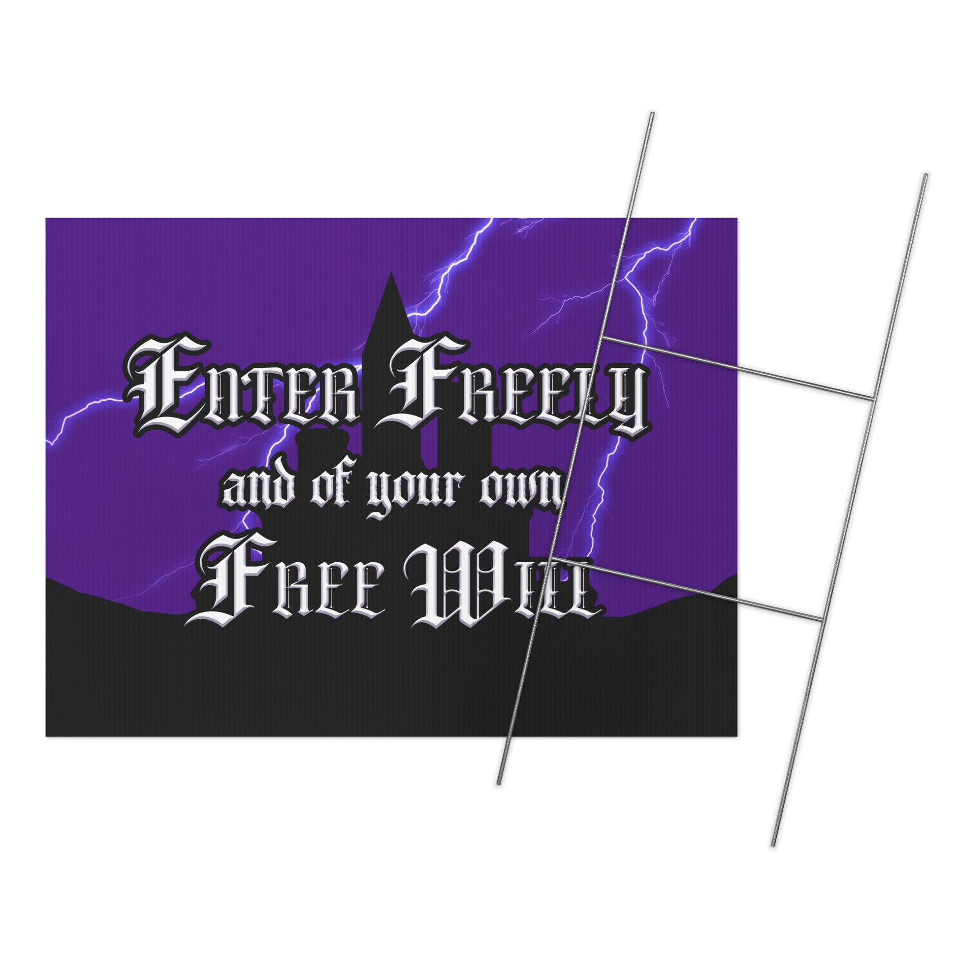 Dracula Yard Sign | Halloween Decor