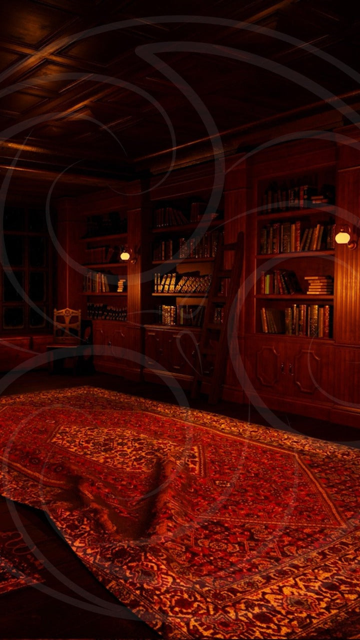 Old Victorian Bookstore Background