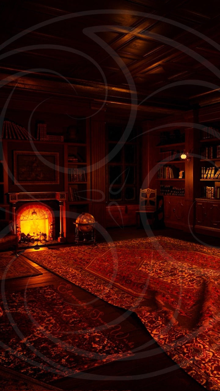 Old Victorian Bookstore Background