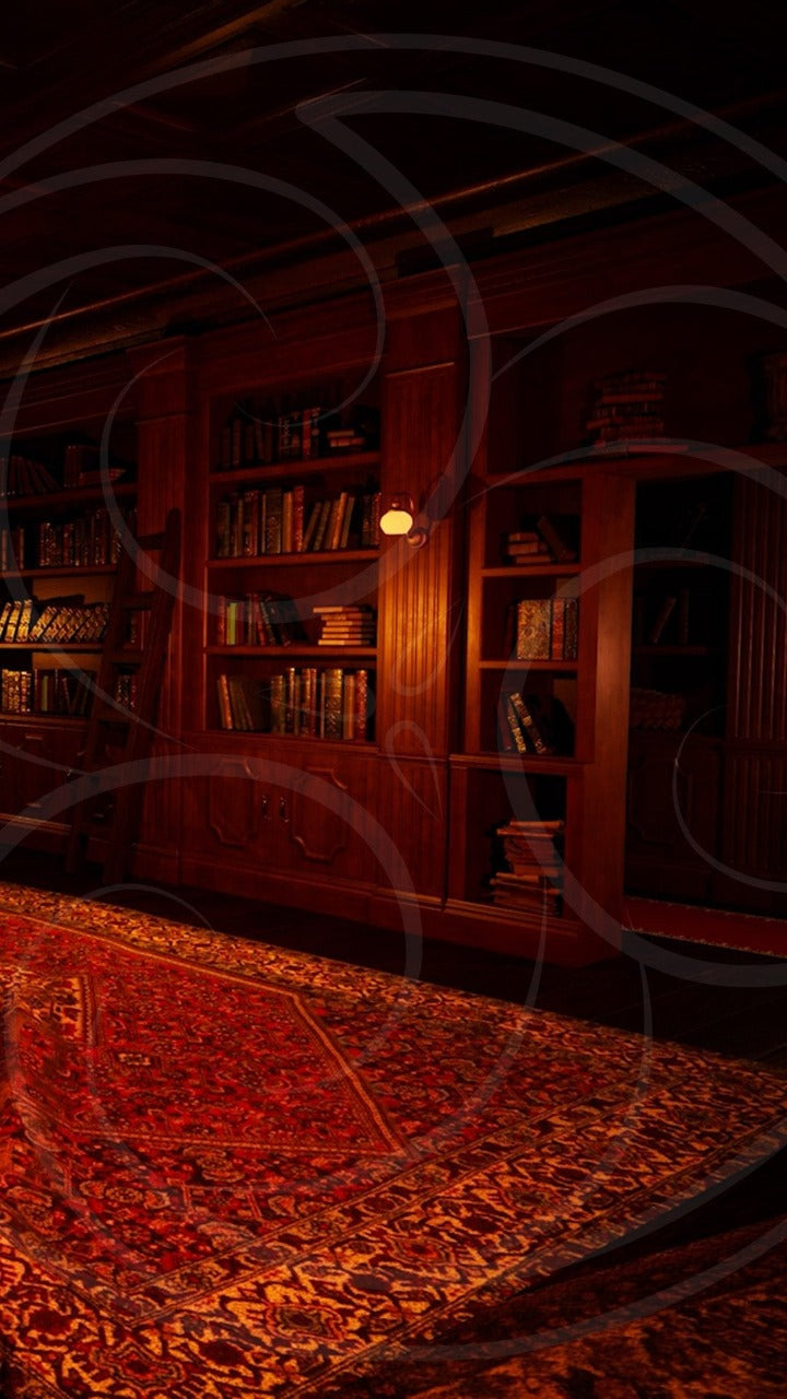 Old Victorian Bookstore Background
