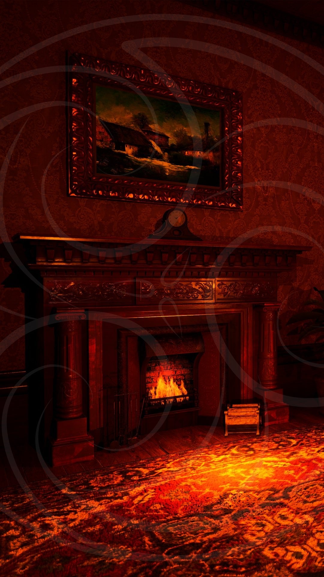 Old Victorian Reading Nook Background