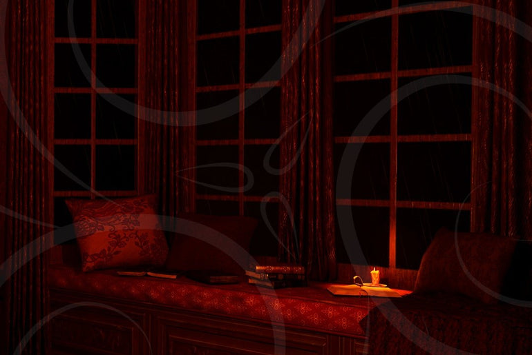 Old Victorian Reading Nook Background