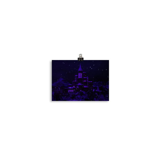 Winter at Dracula's Castle Poster
