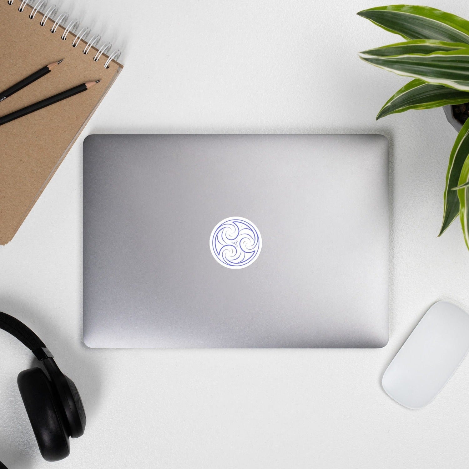 Purple Elemental Logo Sticker