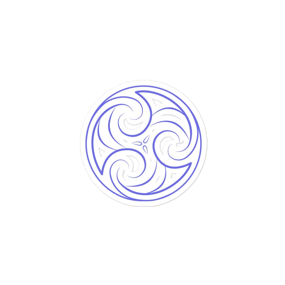 Purple Elemental Logo Sticker